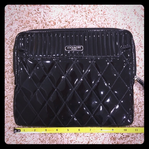 Coach Black Tablet Case/Clutch - Picture 1 of 4